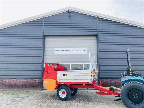 Grote foto mini compact mestverspreider nieuw agrarisch strooiers