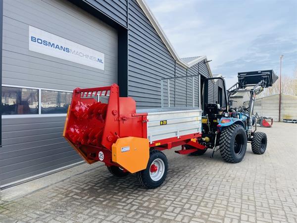 Grote foto mini compact mestverspreider nieuw agrarisch strooiers