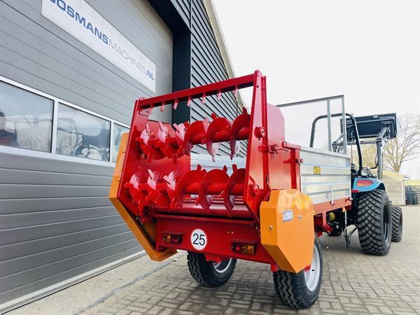 Grote foto mini compact mestverspreider nieuw agrarisch strooiers