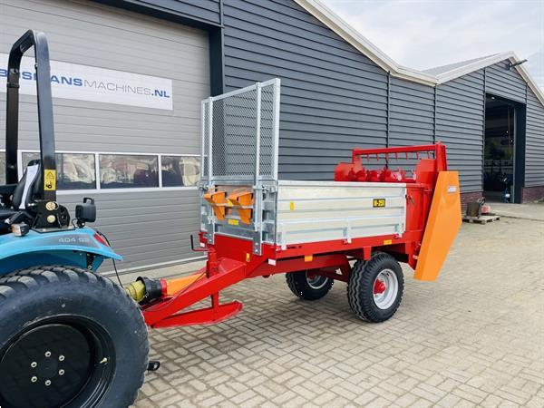 Grote foto mini compact mestverspreider nieuw agrarisch strooiers