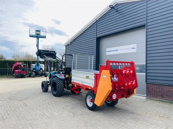 Grote foto mini compact mestverspreider nieuw agrarisch strooiers
