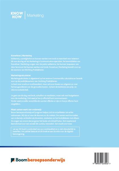 Grote foto marketingcalculaties combipakket boeken studieboeken
