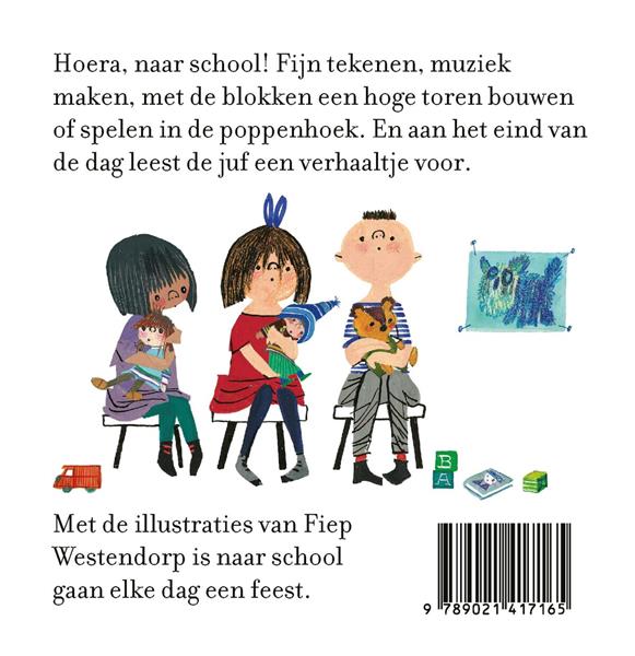 Grote foto naar school met fiep boeken jeugd 13 jaar en ouder