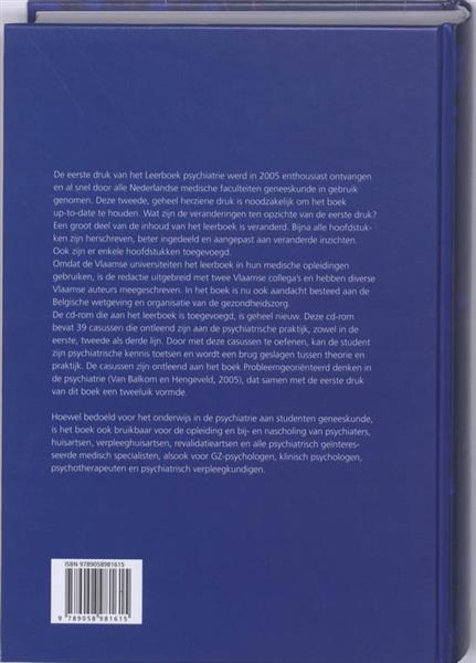 Grote foto leerboek psychiatrie boeken wetenschap