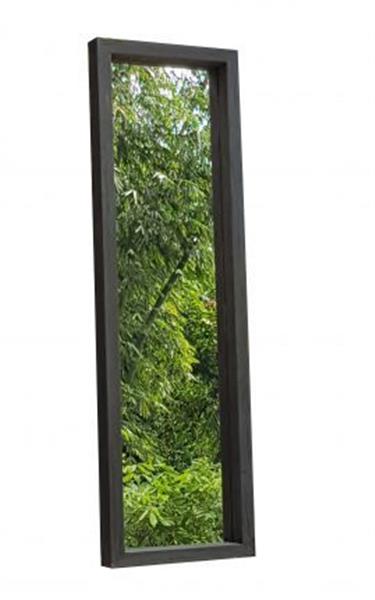 Grote foto spiegel fumar teakhout 150x45x8 cm huis en inrichting eettafels
