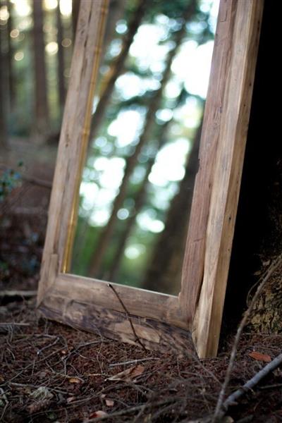 Grote foto wandspiegel rustiek drijfhout teak 180x80 cm huis en inrichting eettafels