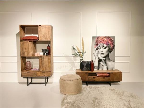 Grote foto vakkenkast valdez 100 cm showroommodel huis en inrichting eettafels