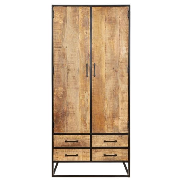 Grote foto kabinet denver mangohout 90 cm huis en inrichting eettafels
