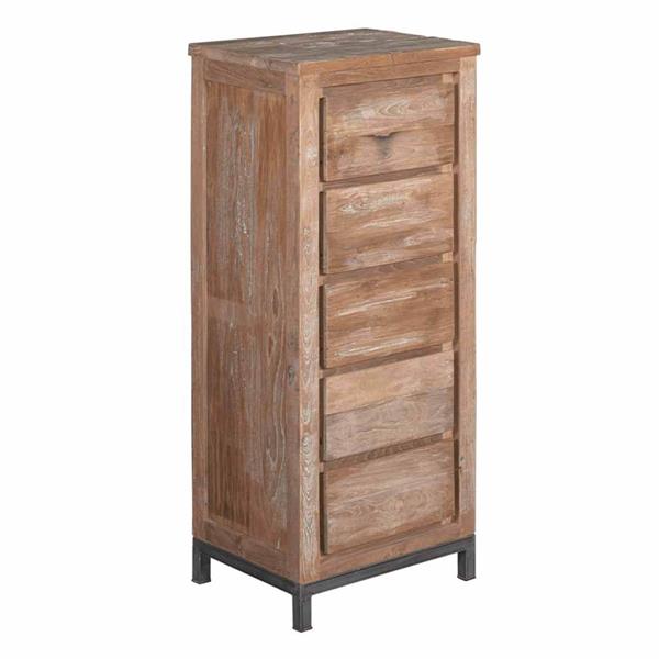 Grote foto ladekast venetie 50 cm gerecycled teakhout huis en inrichting eettafels