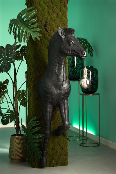 Grote foto wandlamp zebra 63x35x161 cm mat zwart huis en inrichting eettafels