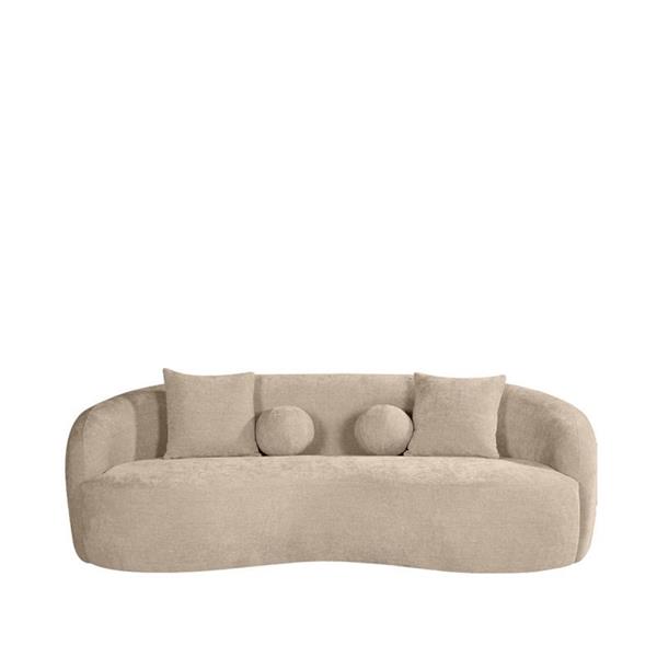 Grote foto bank novo 3 zits 238x115x77 cm clay elite huis en inrichting eettafels