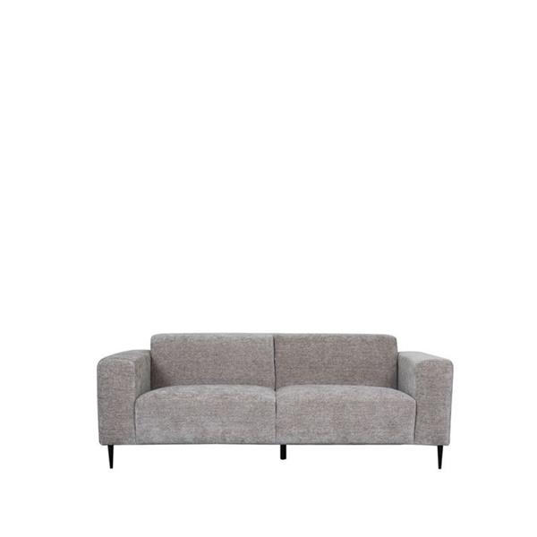 Grote foto bank eden 3 zits 207x87x78 cm stone elite zwart metaal huis en inrichting eettafels