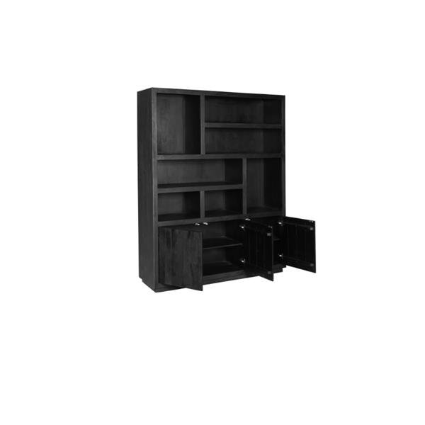 Grote foto vakkenkast brussel black xl 160 cm huis en inrichting eettafels