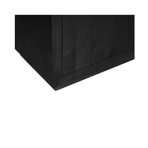 Grote foto vakkenkast brussel black xl 160 cm huis en inrichting eettafels