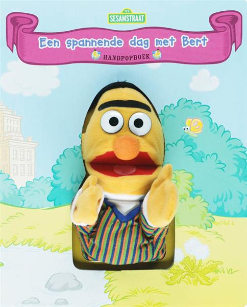 Grote foto spannende dag met bert handpopboek sesam boeken jeugd 13 jaar en ouder