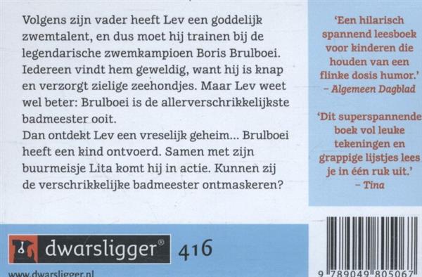 Grote foto de verschrikkelijke badmeester dwarsligger 416 boeken jeugd 13 jaar en ouder