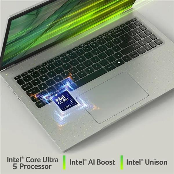 Grote foto acer aspire vero av16 51p 58ku intel ultra 5 125u 8gb 512gb ssd 16 wuxga nieuw qwerty computers en software overige computers en software