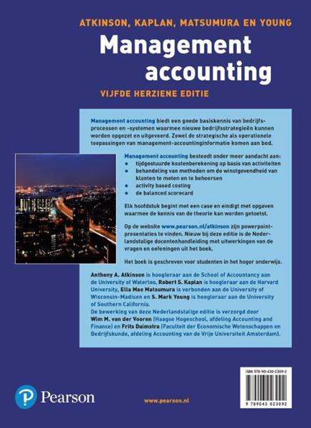Grote foto management accounting boeken overige boeken