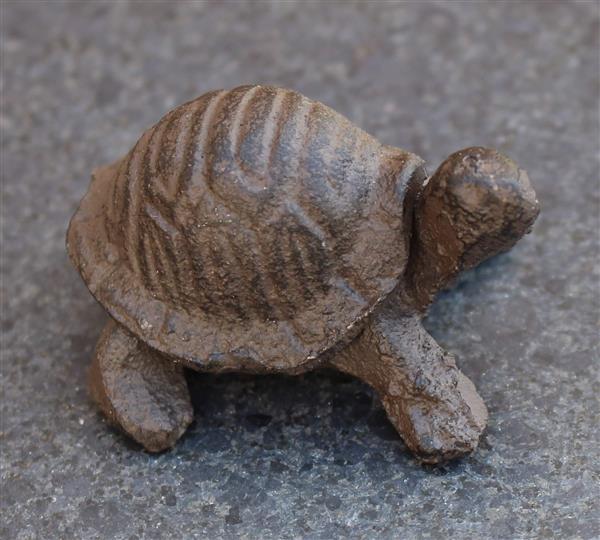 Grote foto schildpad klein gietijzer sg332 tuin en terras tuindecoratie