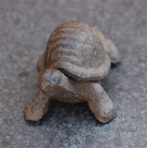 Grote foto schildpad klein gietijzer sg332 tuin en terras tuindecoratie