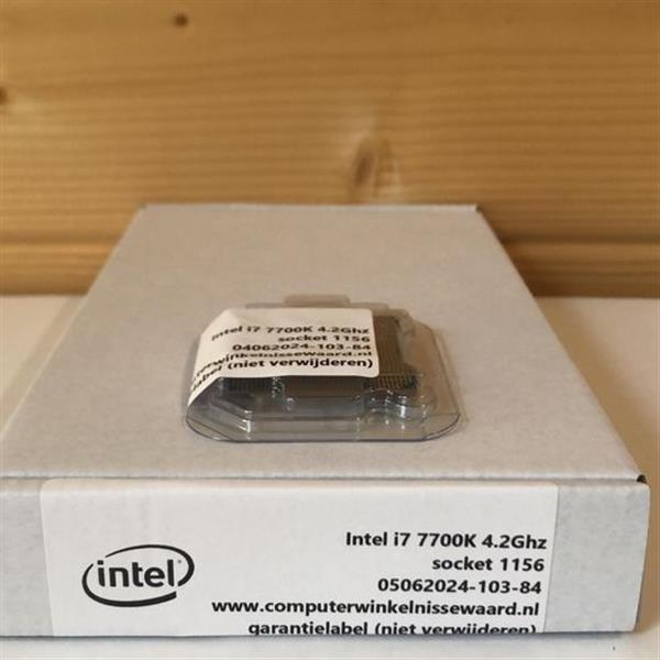 Grote foto intel processor i7 7700k 4 2ghz 8mb socket 1151 95w computers en software overige computers en software