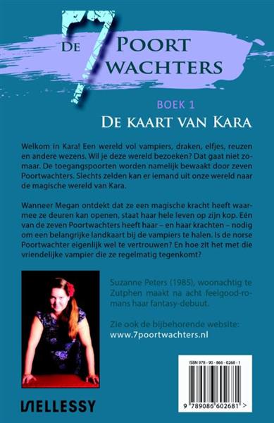 Grote foto de kaart van kara de 7 poortwachters 1 boeken jeugd 13 jaar en ouder