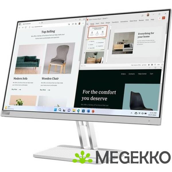 Grote foto lenovo l27e 40 27 full hd 100hz va monitor computers en software overige computers en software
