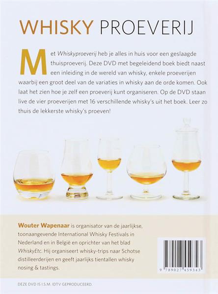 Grote foto whiskyproeverij met dvd boeken kookboeken