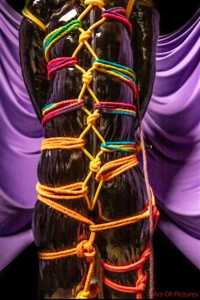 Grote foto shibari touw bondage massage erotiek bondage touwen