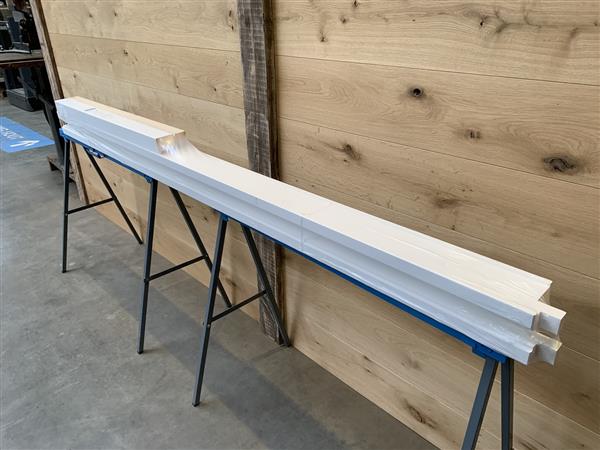 Grote foto grenen binnendeurkozijn stomp 56x115mm wit gegrond doe het zelf en verbouw hout en planken