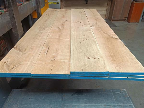 Grote foto 20x260mm 215cm eiken plank doe het zelf en verbouw hout en planken