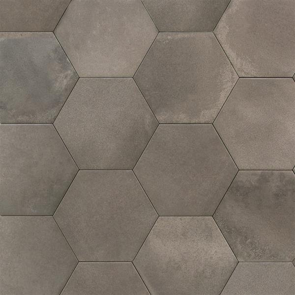 Grote foto pallet deal keramische hexagon tegels vintage antracita 0 46m doe het zelf en verbouw tegels