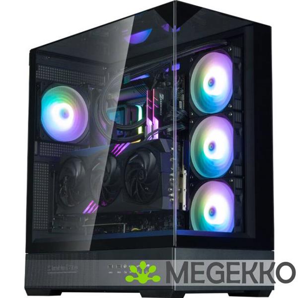 Grote foto zalman p40 prism black midi tower zwart computers en software behuizingen en kasten