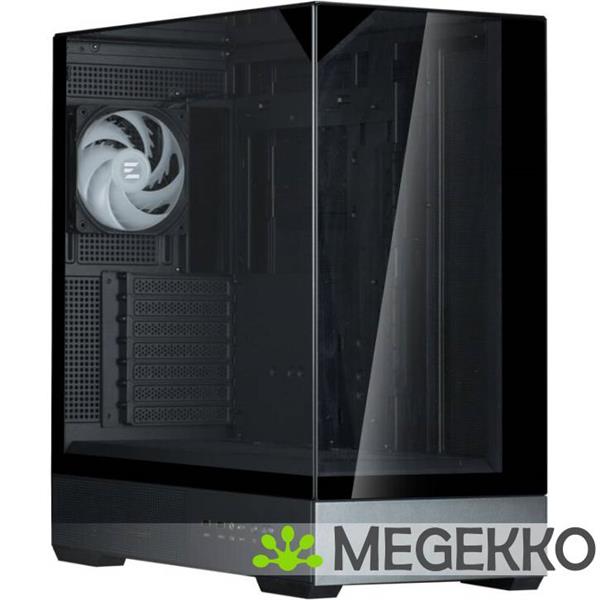 Grote foto zalman p40 prism black midi tower zwart computers en software behuizingen en kasten