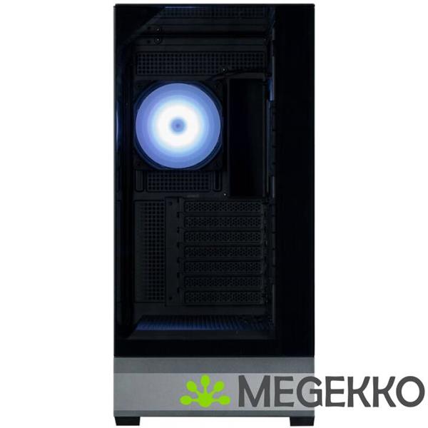 Grote foto zalman p40 prism black midi tower zwart computers en software behuizingen en kasten