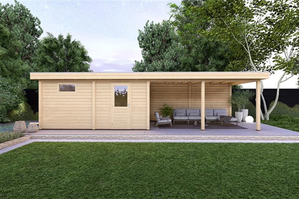 Grote foto tuinhuis smart serie 500 x 350 500 cm tuin en terras tuinhuisjes en blokhutten