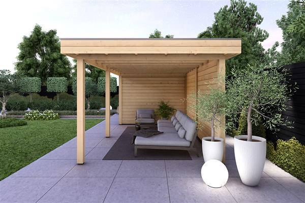Grote foto tuinhuis smart serie 400 x 400 500 cm tuin en terras tuinhuisjes en blokhutten