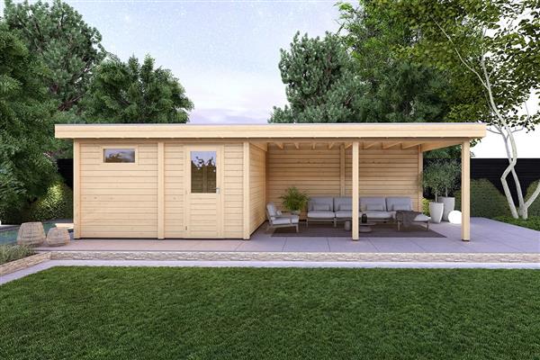 Grote foto tuinhuis smart serie 400 x 400 400 cm tuin en terras tuinhuisjes en blokhutten