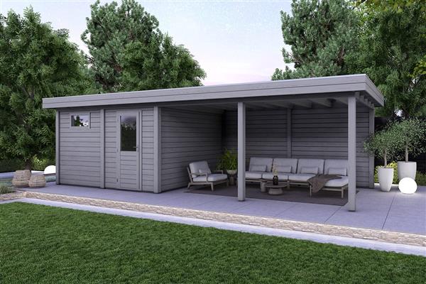 Grote foto tuinhuis smart serie 400 x 400 400 cm tuin en terras tuinhuisjes en blokhutten