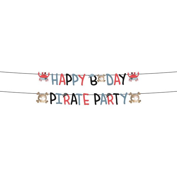 Grote foto piraat letterslinger happy birthday 1 5m verzamelen overige verzamelingen