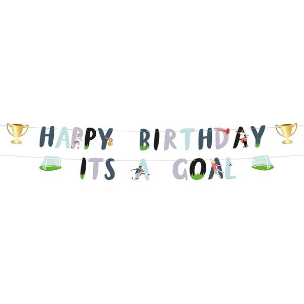 Grote foto happy birthday slinger voetbal it a goal 1 5m verzamelen overige verzamelingen