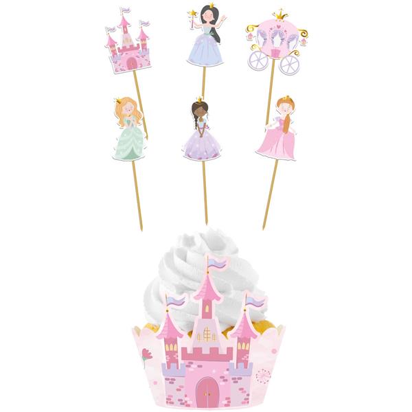 Grote foto prinsessen cupcake toppers 6st verzamelen overige verzamelingen