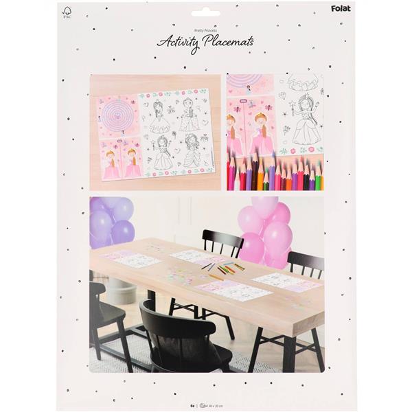 Grote foto prinsessen placemats 40cm 6st verzamelen overige verzamelingen