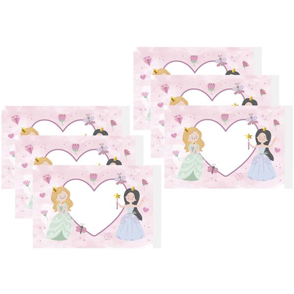 Grote foto prinsessen stickers bellenblaas 6st verzamelen overige verzamelingen