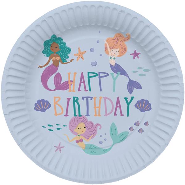 Grote foto happy birthday borden zeemeermin verzamelen overige verzamelingen