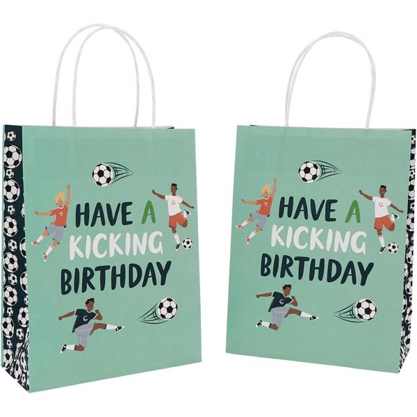 Grote foto voetbal uitdeeltasjes 27cm 6st verzamelen overige verzamelingen