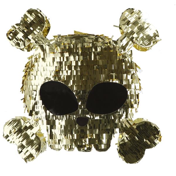 Grote foto piraat pinata goud schedel 50cm verzamelen overige verzamelingen