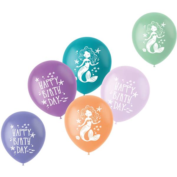 Grote foto happy birthday ballonnen zeemeermin 33cm verzamelen overige verzamelingen