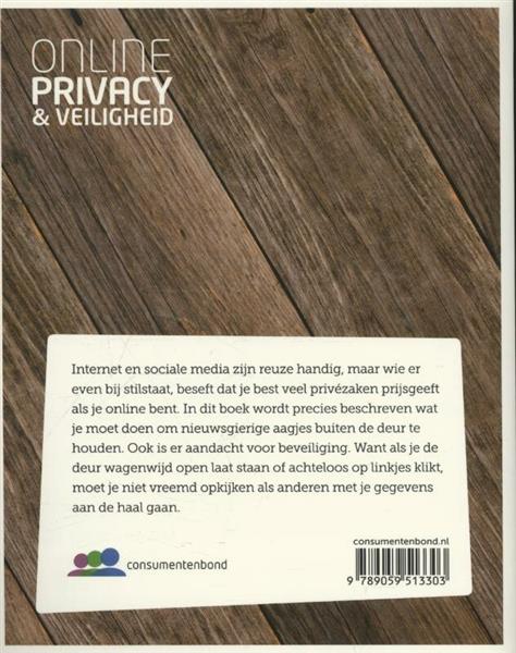 Grote foto onlineprivacy veiligheid boeken informatica computer