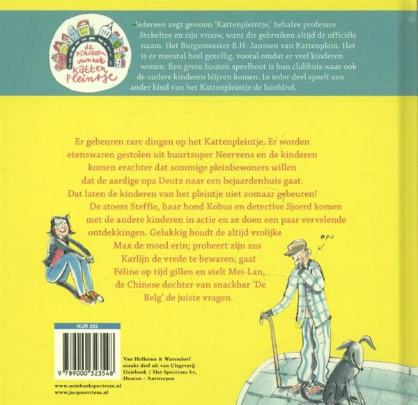 Grote foto steffie en de mislukte inbrekers de kinderen van het kattenpleintje 1 boeken jeugd 13 jaar en ouder